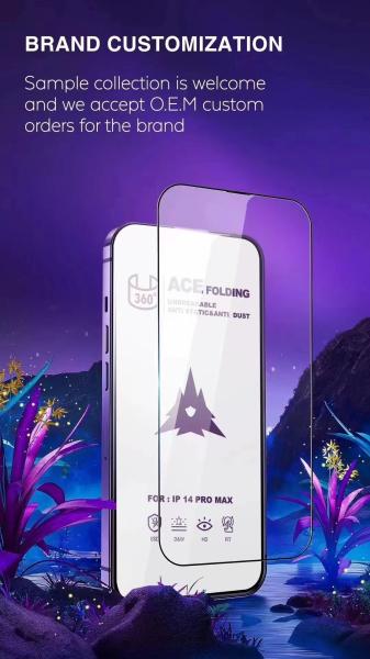 360° ACE Dobragem ESD protector de tela não quebrável Anti-Astatc Anti-polvo