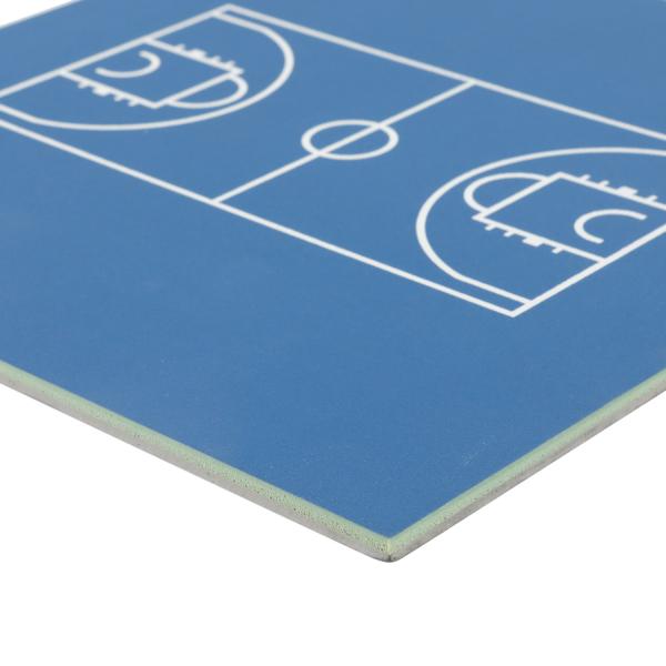 Tensile Elongation 156 Silicon Outdoor Basketball Flooring Waterproof Soundproof