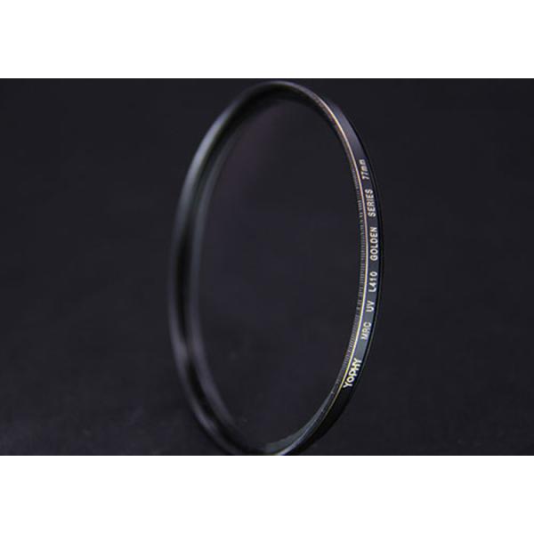Camera Lens UV Filter 77mm 67mm 82mm Bebronze Ring with Optical Glass in Gold Line