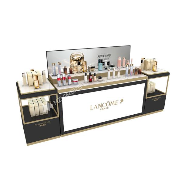 Perfume Display Shelf  Central Hall Cabinet for Skincare Display Stand and Cosmetic Store Interior Design