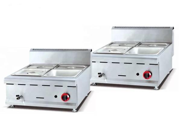 Stainless Steel 6kw 650mm Commercial Kitchen Cooking Equipment