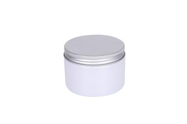 300 g PET étanche 65 mm Crème cosmétique avec couvercle en argent