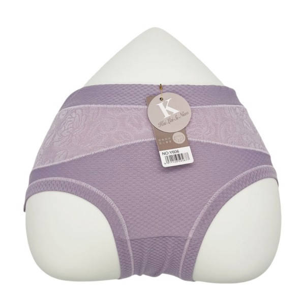 High Quality Women's Panties Breathable Cotton Underwear Sexy Adults Plus Size Knitted Jacquard Panty