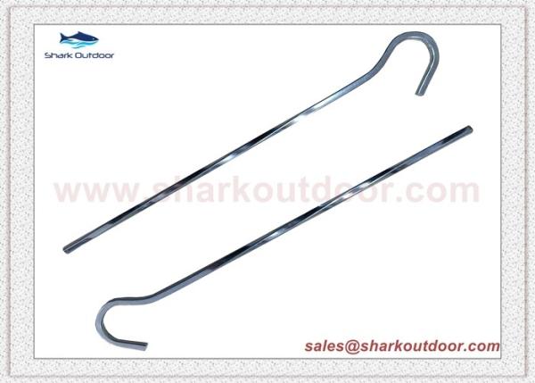 Steel Twist Drill Tent Peg stakes 18 cm