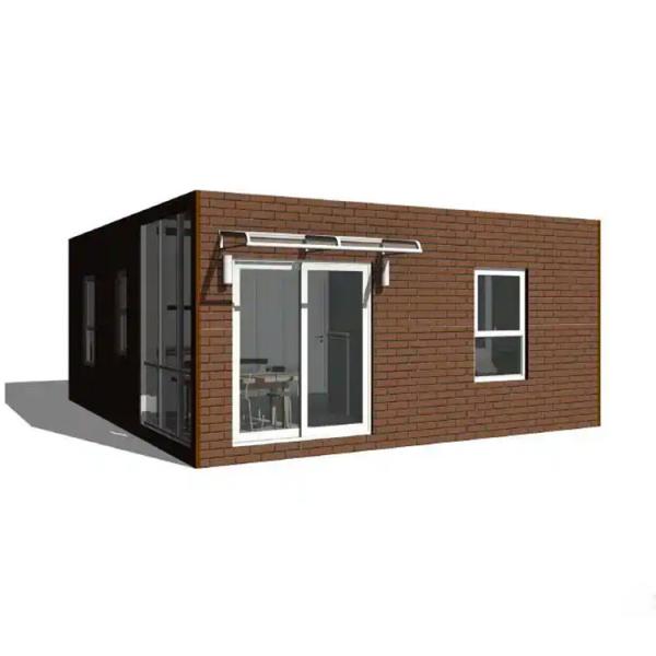 Maison préfabriquée de 20 pieds avec deux chambres pour maison