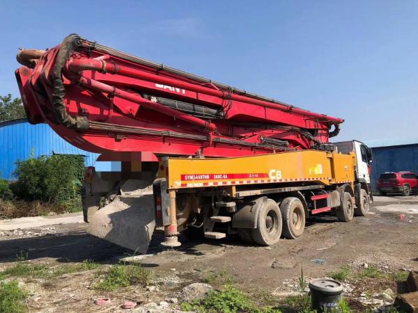 Used 2019 Shacman 56m Concrete Pump Truck With Boom SYM5449THBE 560C-8A