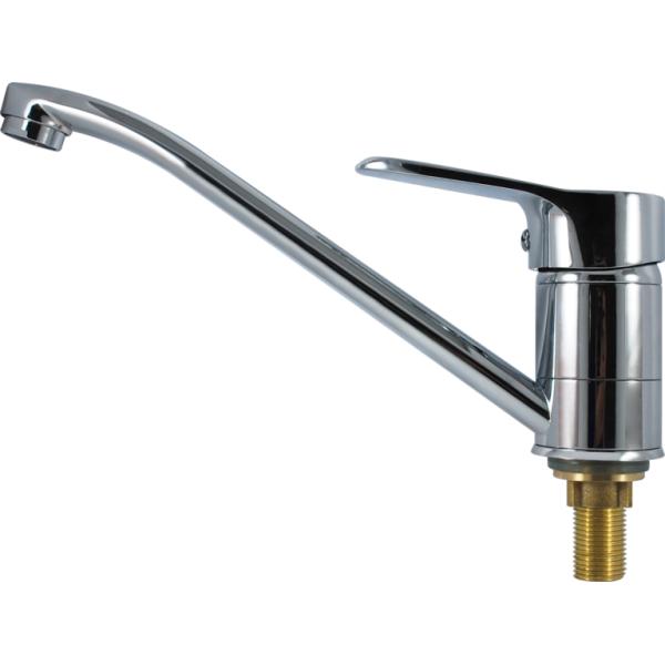 Furo de montagem Furo único misturador de zinco torneira de banheiro clássica