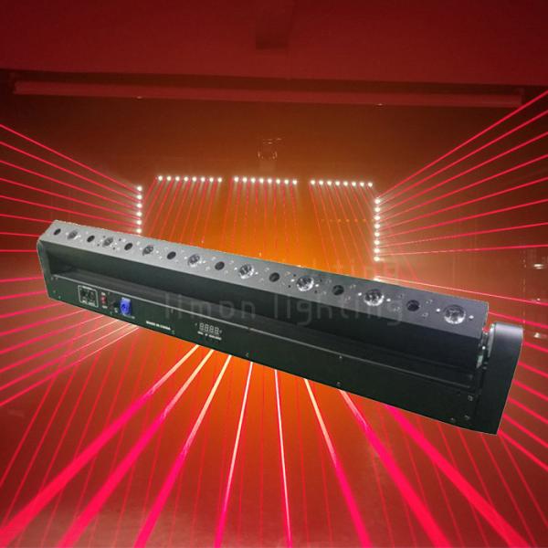 American Dj Disco Lights 8 Eyes 500mW Red LED Laser Beam Bar Light for sale