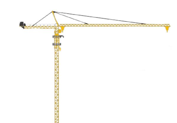 High Efficiency XGT280A 70m 16 Ton Tower Crane For Building Construction