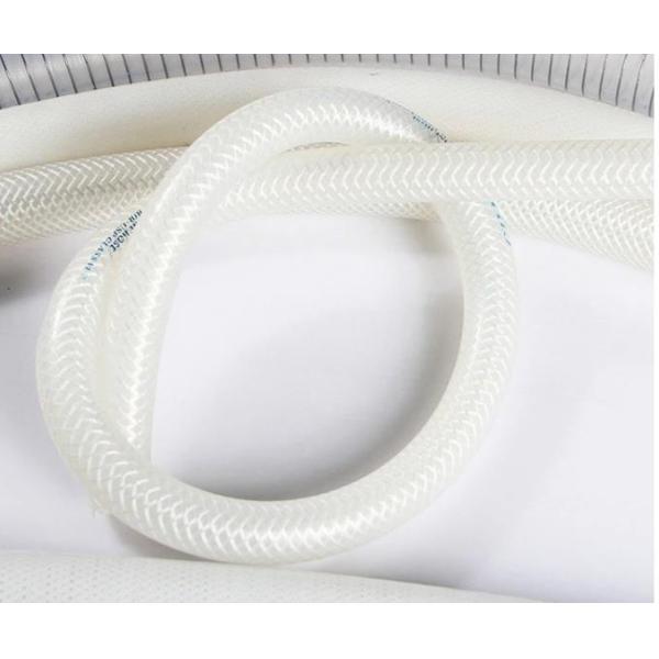 Clear 1/8 Id OD9mm 50m/Roll Food Safe Silicone Tubing Flexible Braided Hose