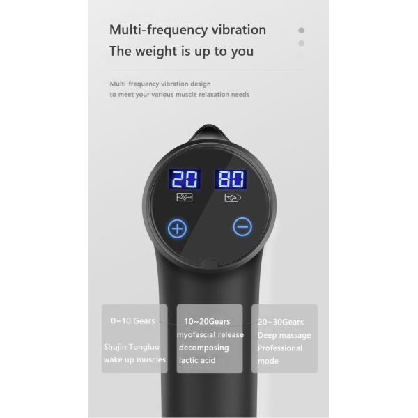 30 Speed Fascia Massage Gun Deep Tissue Percussion Massage Gun Touch Screen