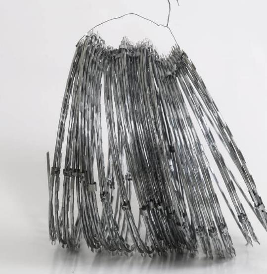 Катушка пересеченная нержавеющей сталью консертина определяет колючую проволоку бритвы катушки