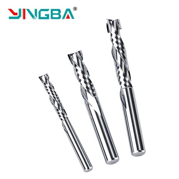 Wholesale up and Down Cutting Double groove Milling Cutter Used for Woodworking Carving No Burrs