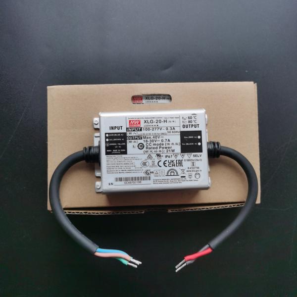 MeanWell Constant Current IP67 Waterproof Light Driver XLG-20-H 18-30V 0.7A 21W LED Power Supply for Outdoor Light