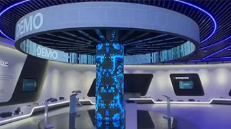 Настраиваемые P4 Curved LED Video Wall Внутренние привлекательные рекламные светодиодные экраны