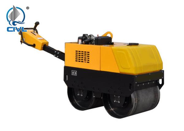 Walk - Behind Double Drum Roller / 0.6ton Mini Road Roller / 13hp Gasoline Engine / Roller - Compactor