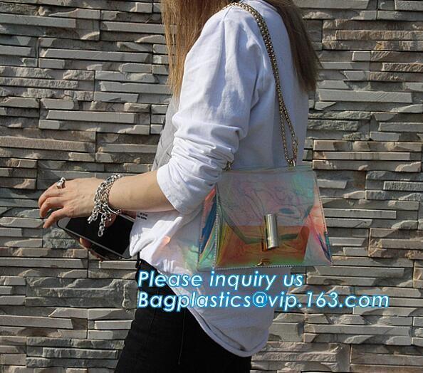 Waterproof Tote Bag for Teen Fashion And Classy woman, Durable Clear Pvc Zipper Bag Backpack For Best Price, PVC Shoulde