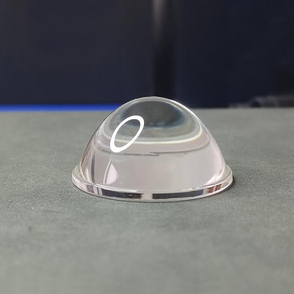 Объектив приведенный Tir стекла объектива 50mm рефлектора света факела оптически стеклянный 10 градусов удара