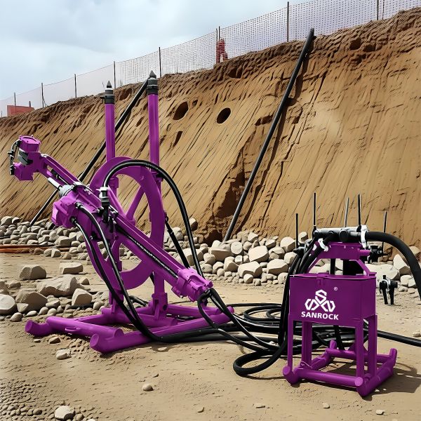Portable DTH Drilling Rig with Hydraulic Controlling and Light Weight High Drilling Efficiency for Blast Hole Drilling
