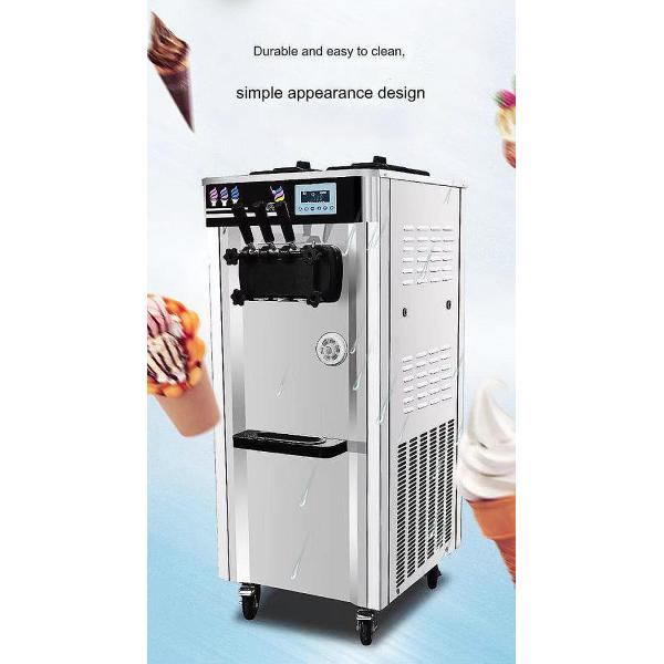220V Voltage Ice Cream Filling Machine High Expansion Rate Commercial Soft Serve Maker