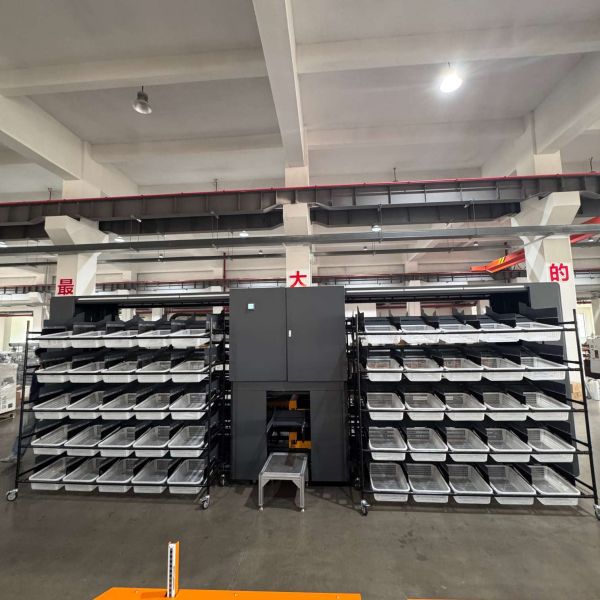 1500 Items/Hour 100 Slots Reciprocating Multi-Layer Cart Put Wall System for E-Commerce Fulfillment Centers