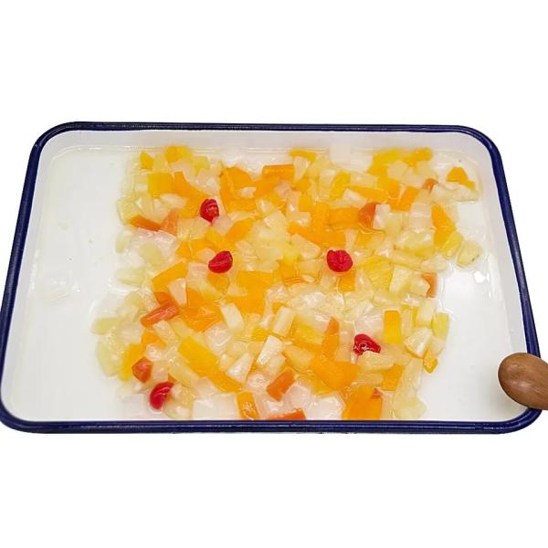 Законсервированный смешанный коктейль плода в сиропе в олове/в стеклянном опарнике/в пластиковых чашках