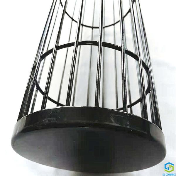 Mild Steel Wire Dust Collector Filter Cage Silicon Coating