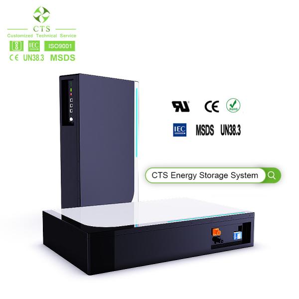 lítio Ion Powerwall Battery For Solar 48V fixado na parede 100ah 200ah de 5kwh 10kwh