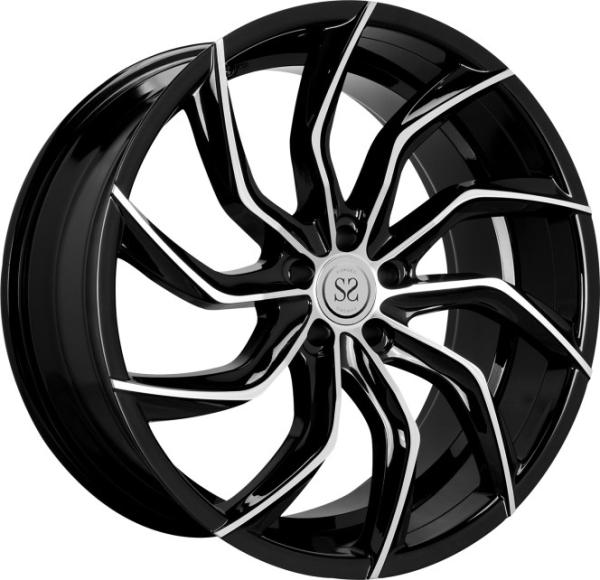 17 pouces de PCD 5*114.3 ont forgé la roue concave d'alliage de monoblock pour des jantes de chrome de Lexus