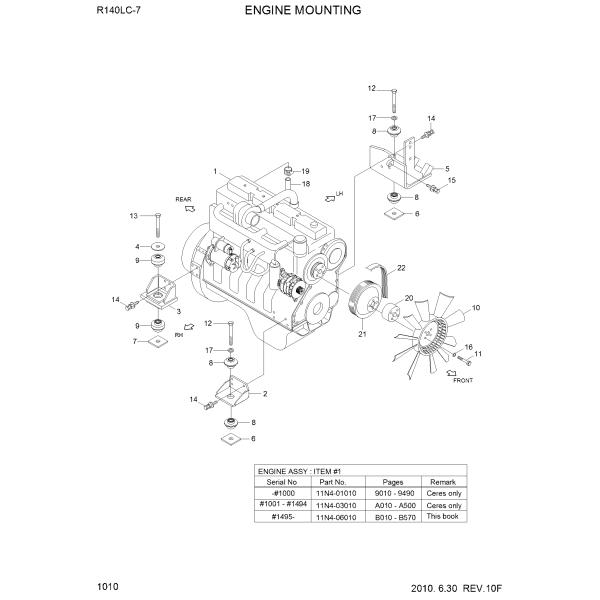 3918204 3926855 Fan Belt Pulley For Cummins 6CT Hyundai R210LC7 R140LC-7