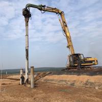 20-50T Excavator Boom Arm Hydraulic Pile Driver Top Energy Amp Mining Pile Driver For Excavator