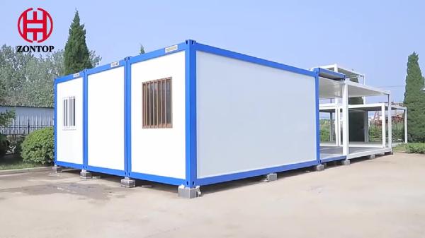 Zontop Modern Living 40ft Luxury New Low Cost 20ft 40ft Offices Prefabricated Shipping House Container Home