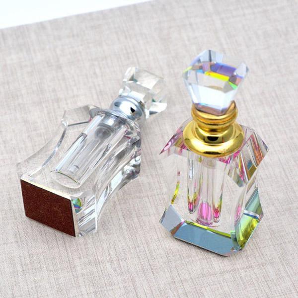 Luxury Crystal Empty Perfume Bottle With Customized Design 1ml 2ml