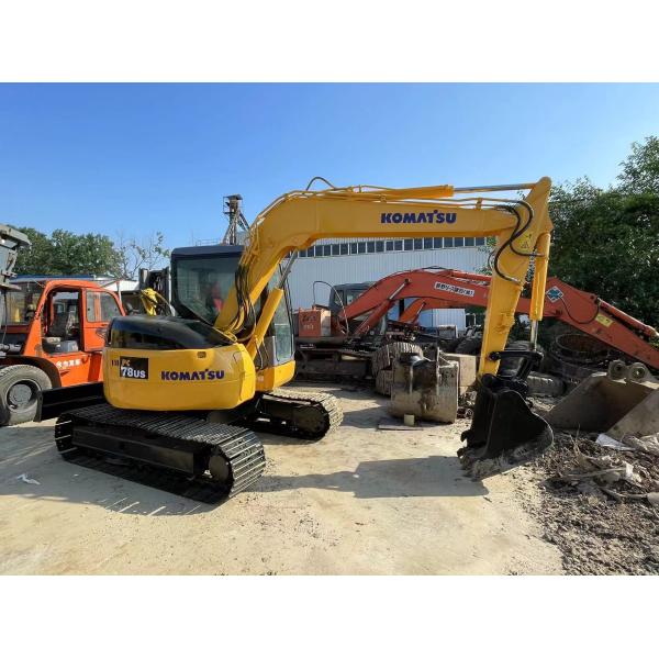 Original Used Komatsu Tracked  Excavators PC78us Earthwork 7Ton Hydraulic