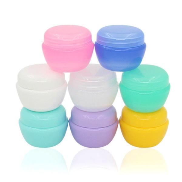 5 Grams Empty Color Mushroom Odm Plastic Cream Jar Refillable Container