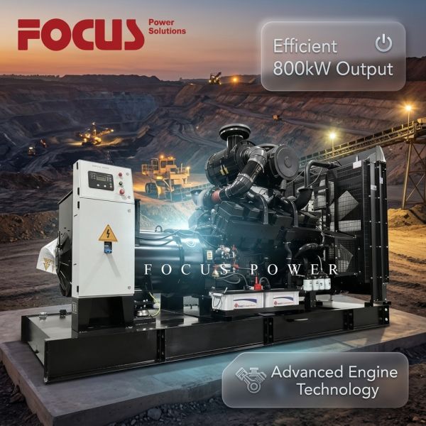 1000kVA 800kW Prime Power Generator With CCEC KTA38-G7E Engine For Mining