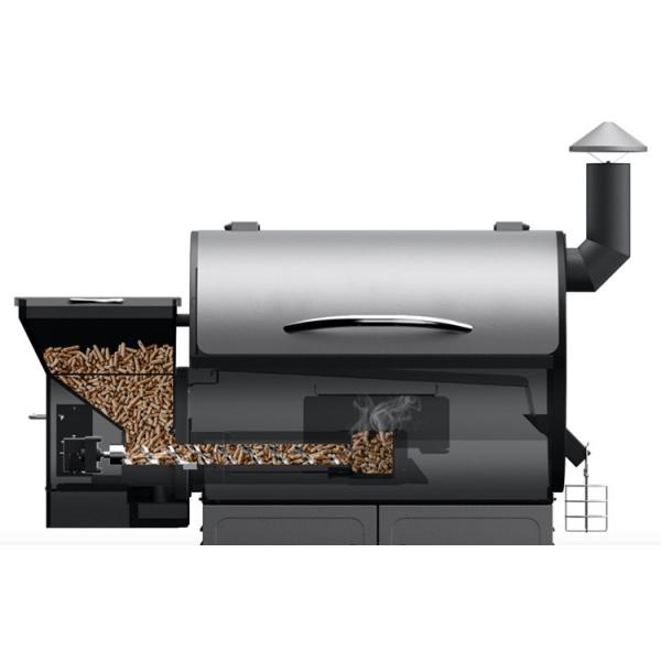 Outdoor Trolley Cooking Wood Pellet Bbq Grill For Panic Barbecue Smokers With CE Certificate