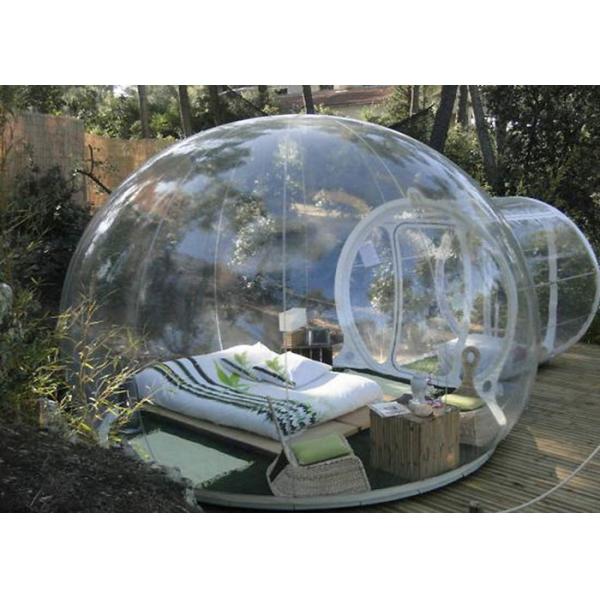 Waterproof Transparent Bubble Tent , Outdoor Inflatable Bubble Camping Tent