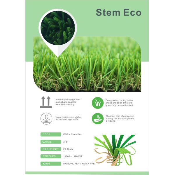 трава 10000 Detex пряжи моноволокна 5D искусственная синтетическая для бассейна