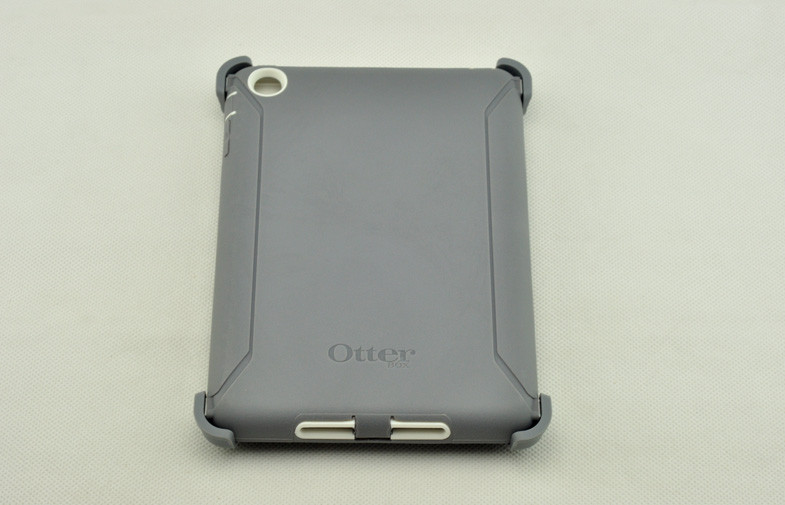 Outer Box TPE For Ipad Mini Hard Shell Case Gray With 3 Layers Crevasse