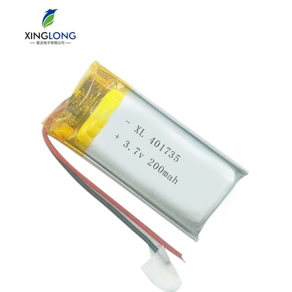 Hot Selling 401735 Solid State Battery Li-po Battery 3.7v200mah for  Products Mobile Digital Equipment Instrument