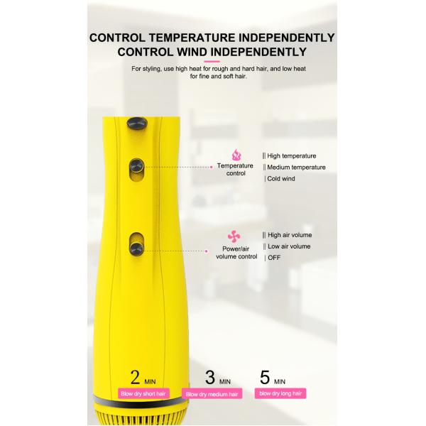 Набор щетки 4 фена для волос отрицательного иона отделяемый в 1 моторе 24V DC