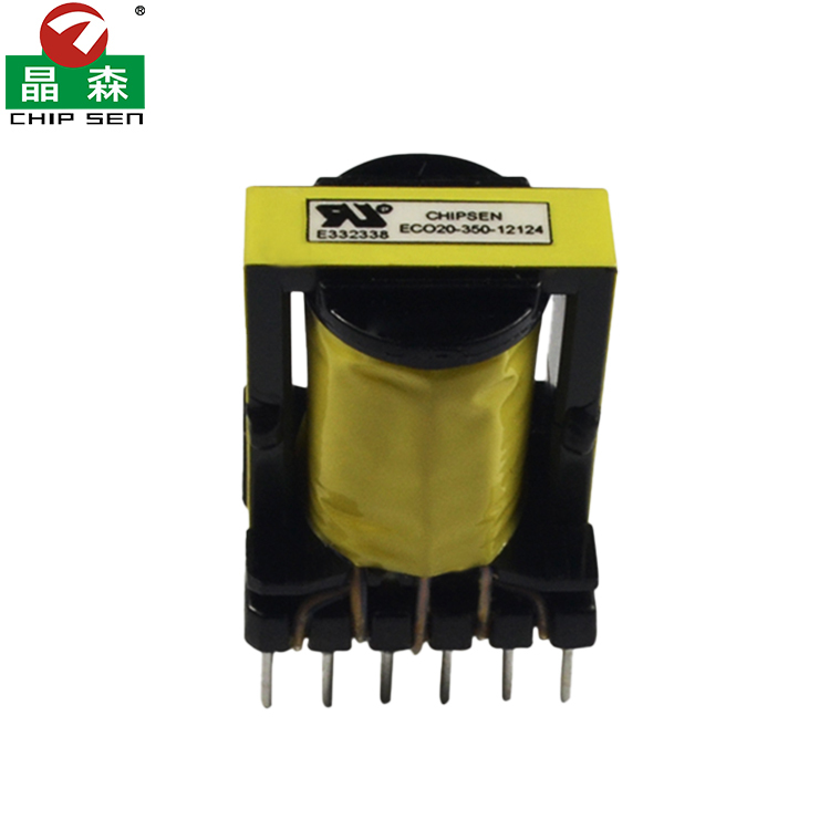 ECO20 Vertical Flyback PCB Mount Transformer With 20KHZ-500KHZ 5W-35W Output Power