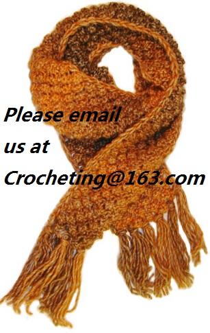 Fashion Accessory New Style Knitting Scarf Loopschal Wave Knit Scarf, Crocheted Ruffle Sca