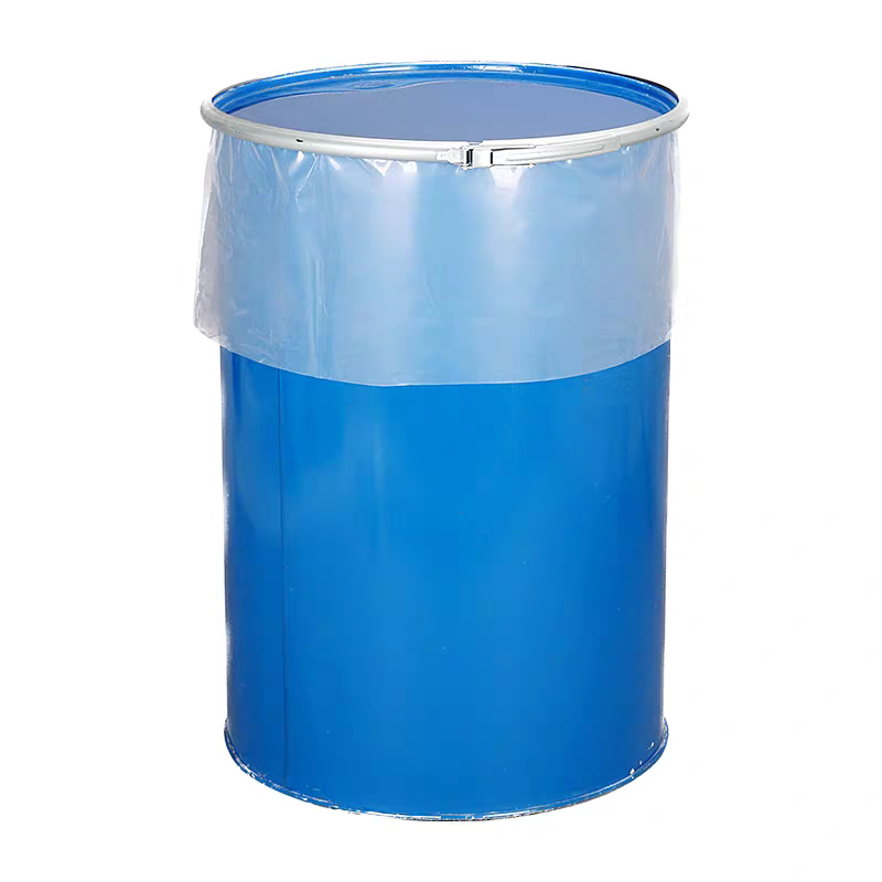 Clear Flat PE Plastic Liner Bag  Moisture-Proof Food Grade for Cardboard Chemical Drum Liner
