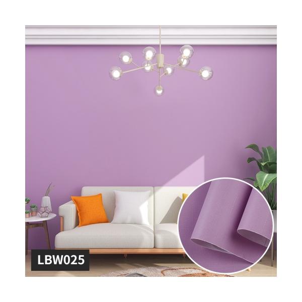Peel and Stick papier peint plain 60cm * 5m Taille de rouleau pour la décoration de la maison Auto-adhésif Mat Textured Couverture murale