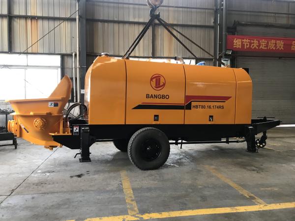 amarelo hidráulico novo da bomba concreta de 90m3/H 2300KW para a construção