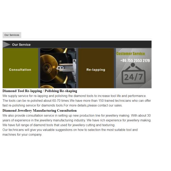 Инструменты гравировки диаманта CVD ND хвостовика SS304