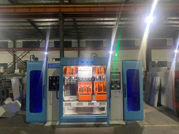 Estação plástica inteiramente elétrica de alta velocidade de máquina de molde 400 do sopro Bph única