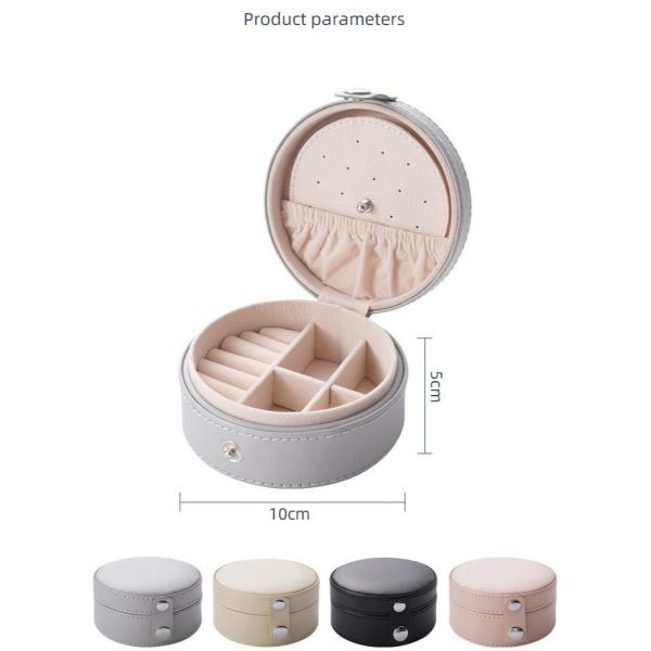 Jewellery Case Velvet Travel Jewelry Box Organizer With Customized Color For Benefit